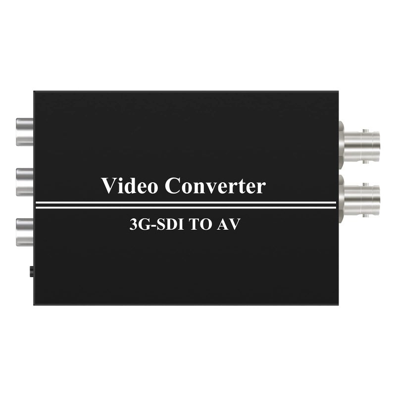 Wiistar 3G SDI to AV Converter BNC to RCA Audio Scaler with SDI Signal Loopout Support Convert HD-SDI,3G-SDI Signal for TV - Image 1